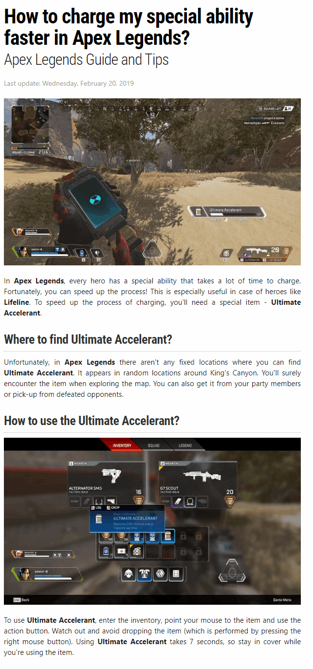 How to charge my special ability faster?