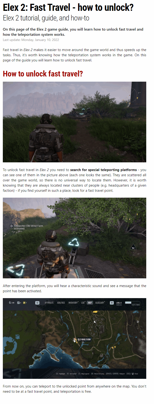 Fast travel - how to unlock?