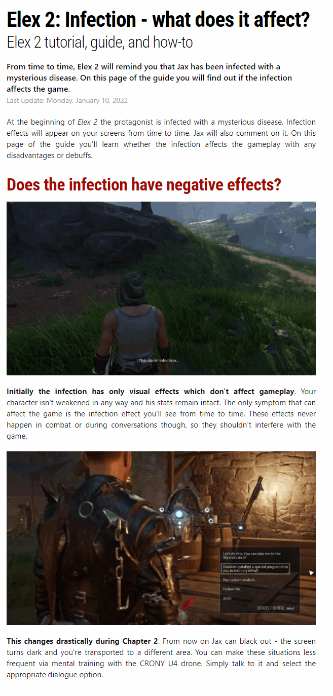 Infection - what does it affect?