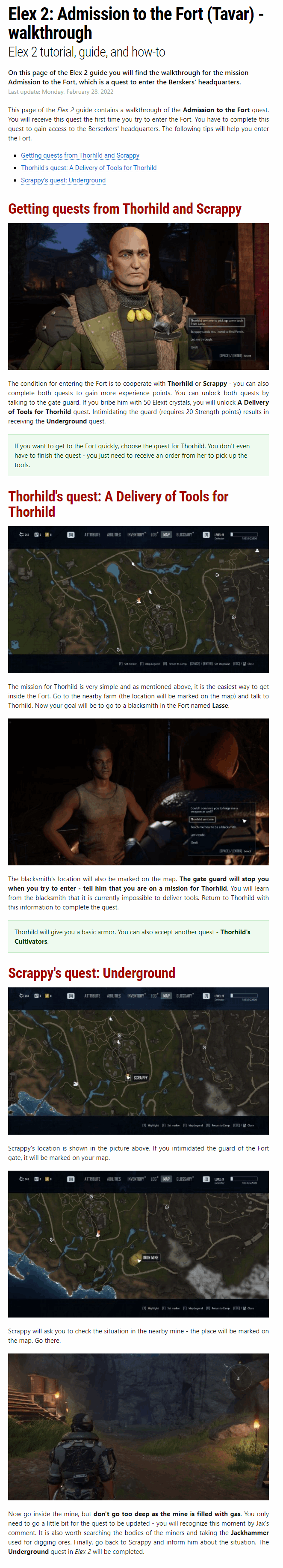 Admission to the Fort