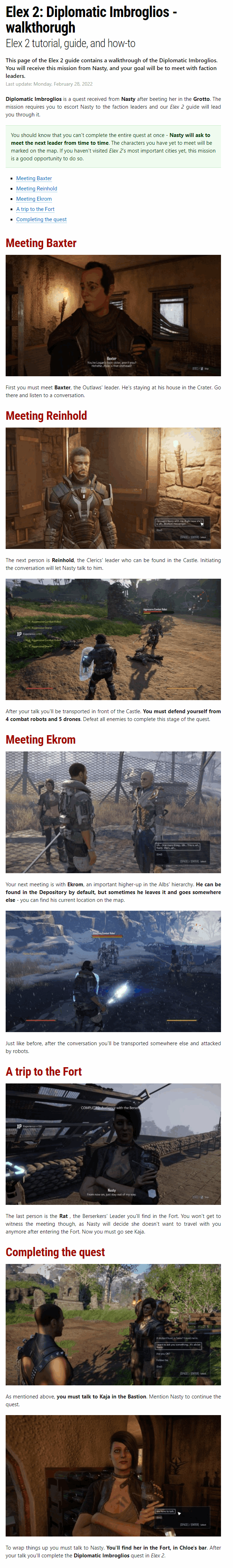 Diplomatic Imbroglios