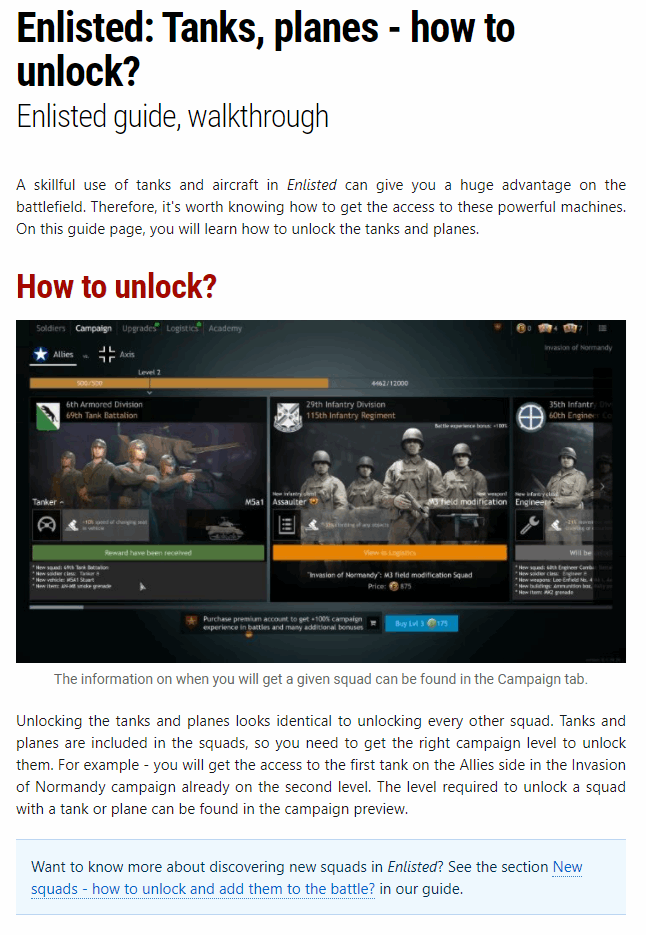 Tanks and planes - how to unlock?