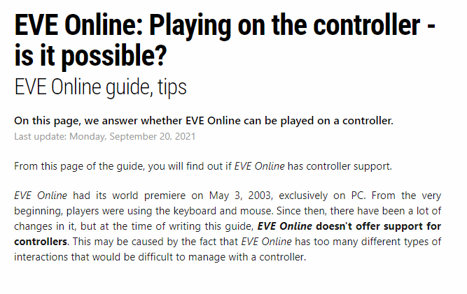 Playing on controller - possible?