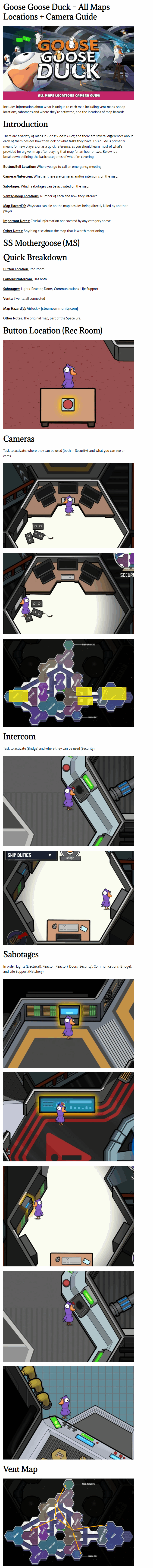 All Maps Locations + Camera Guide