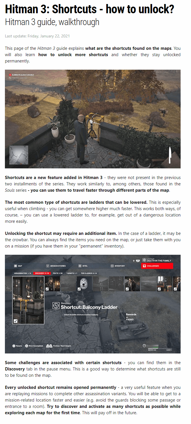 Shortcuts - how to unlock?