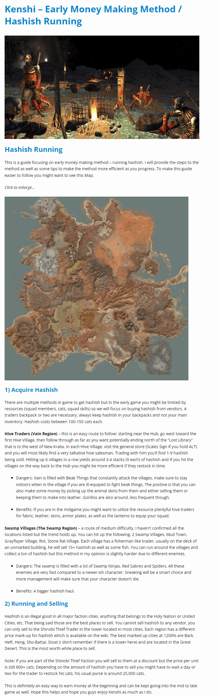 Early Money Making Method / Hashish Running