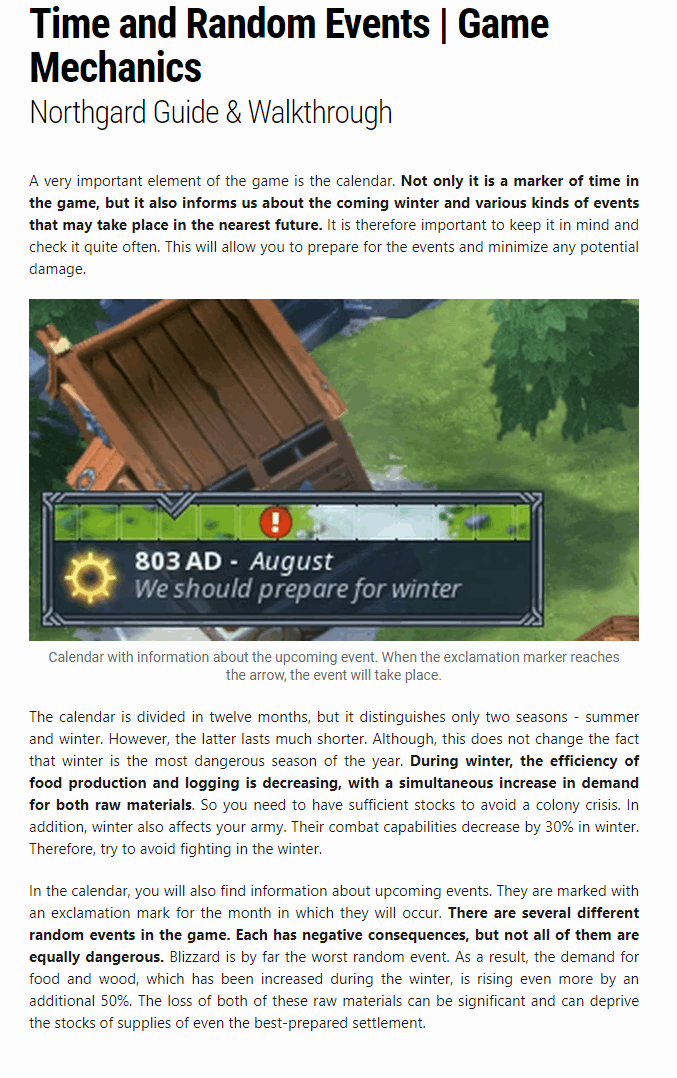Time and Random Events