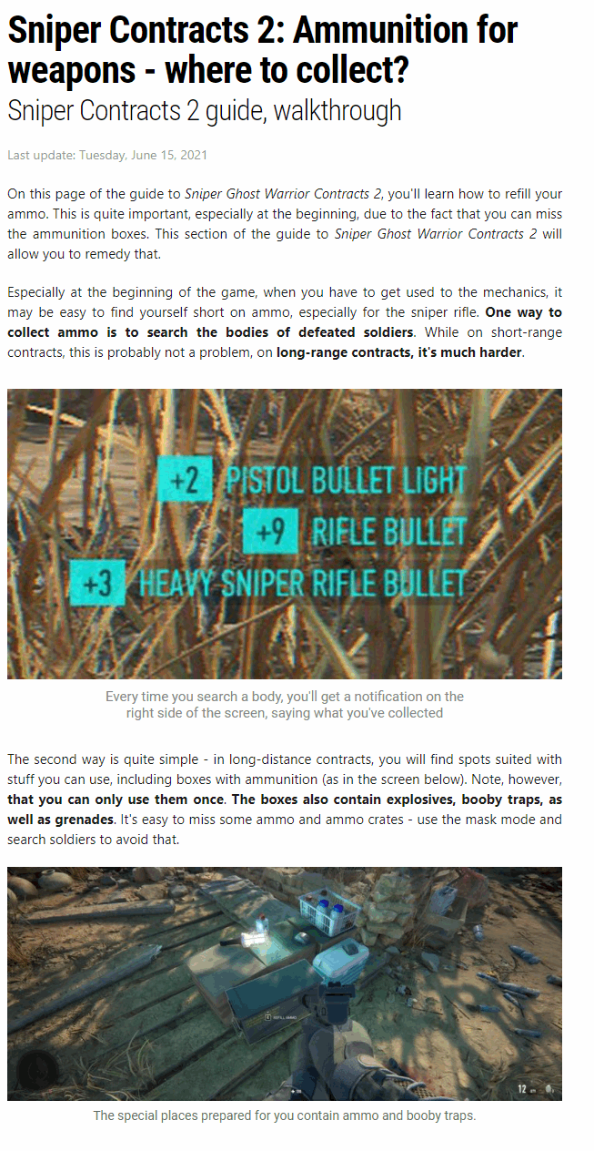 Ammunition - where to collect?