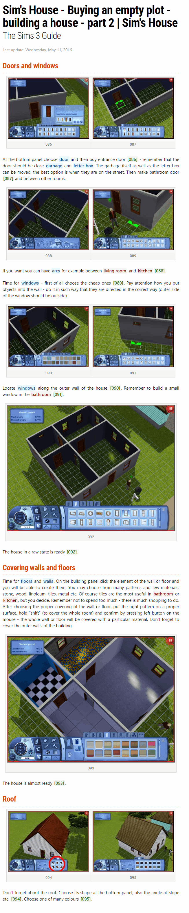 Buying an empty plot - building a house - part 2