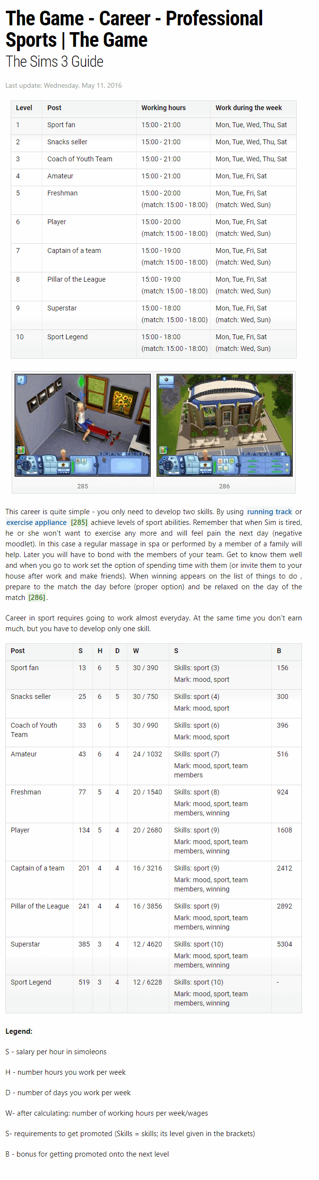 - Professional Sports