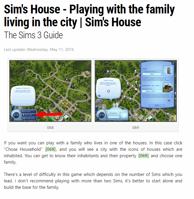 Playing with the family living in the city